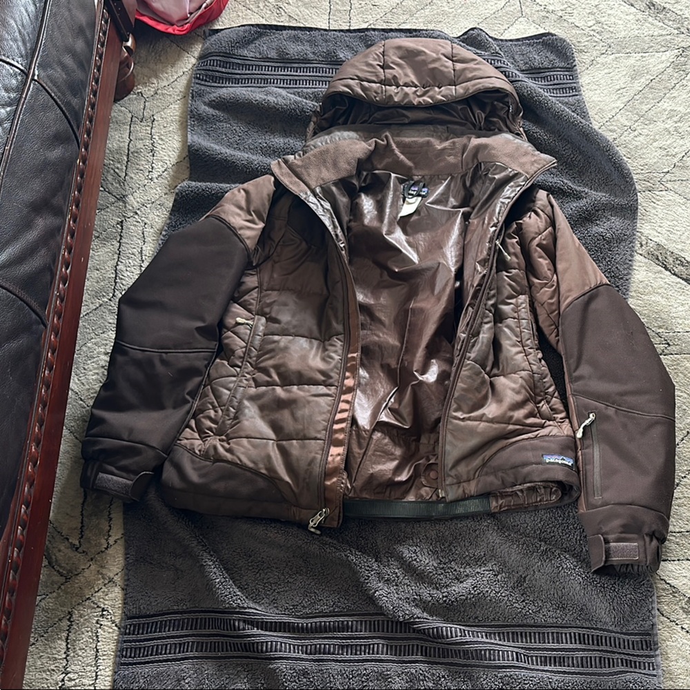 Patagonia Brown Hooded Jacket